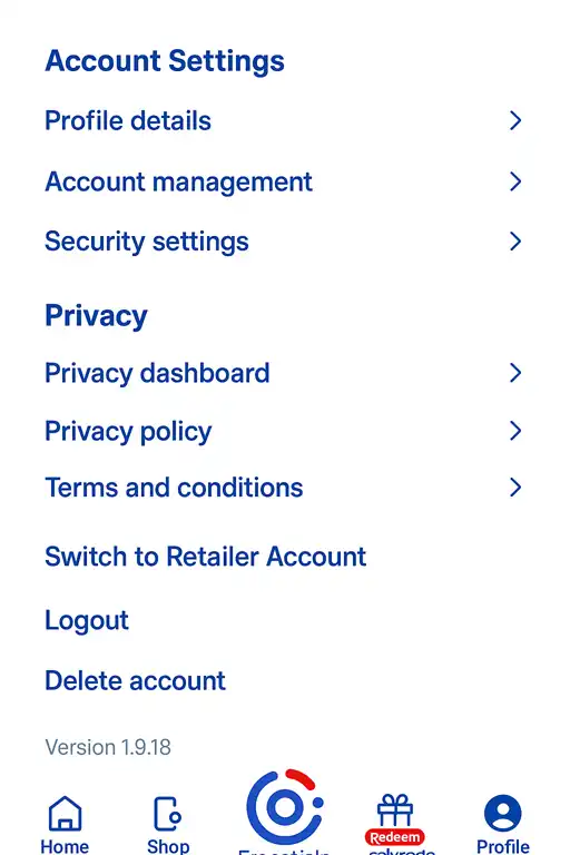 account management globeone app