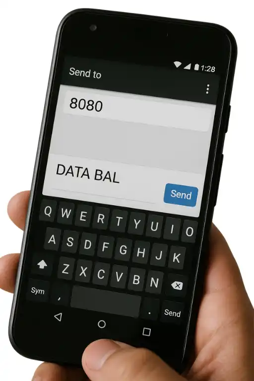sending text to 8080