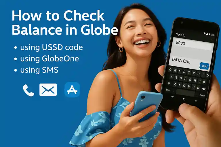 how to check balance in Globe methods